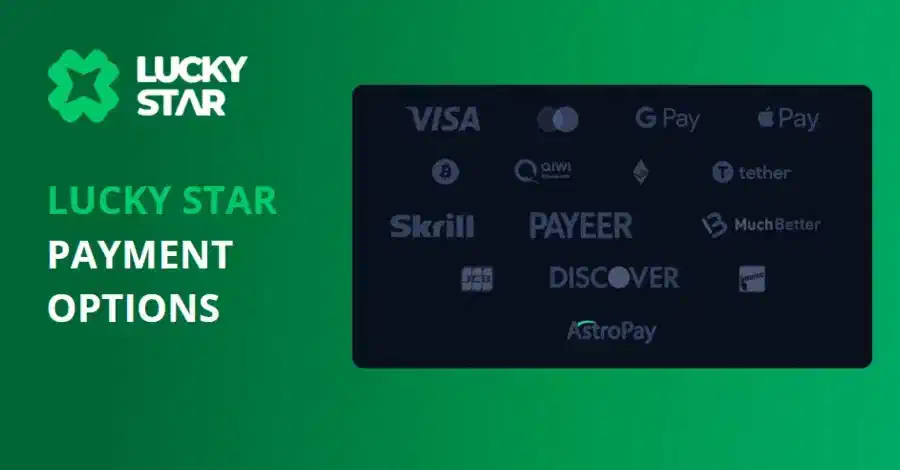 Payment Options for Jet X at LuckyStar Casino