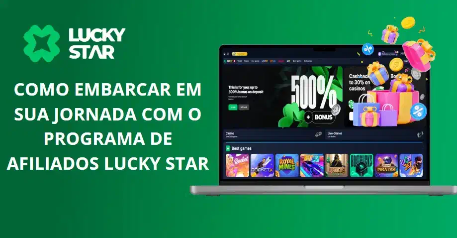 Benefícios e características do programa de Afiliados Lucky Star