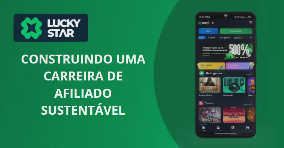 Promova o Lucky Star Casino e ganhe comissões como afiliado